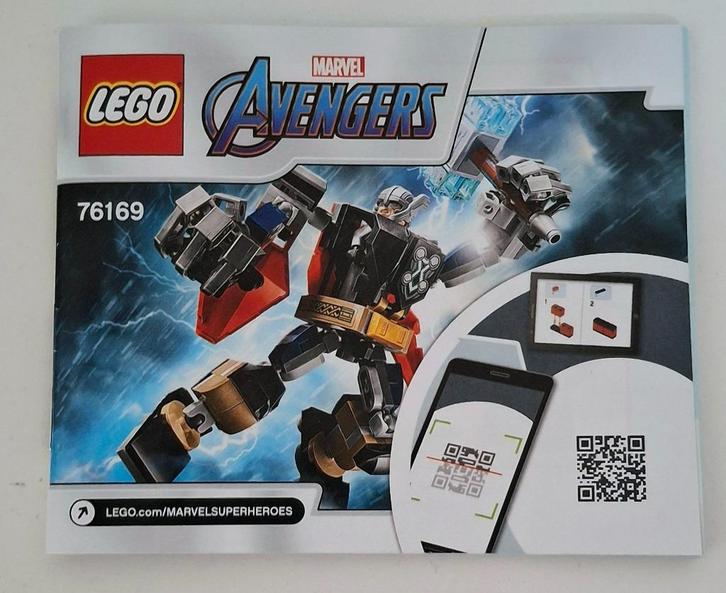 Lego Marvel Avengers Classic., Nr. 76169, Thor mecha-pantser, Kinderen en Baby's, Speelgoed | Duplo en Lego, Zo goed als nieuw