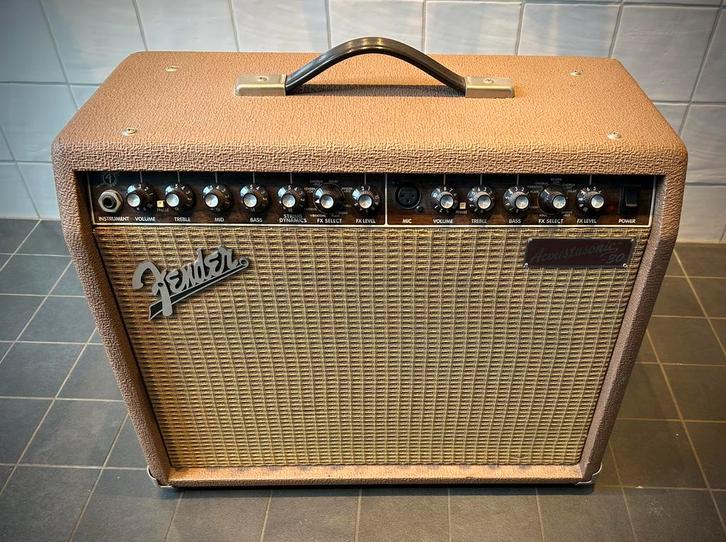 Fender Acoustasonic 30 DSP Gitaarversterker met footswitch, Muziek en Instrumenten, Versterkers | Bas en Gitaar, Gebruikt, Gitaar