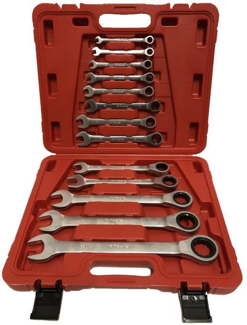 Steek- ringratel sleutel set 13dlg., Auto diversen, Overige Auto diversen, Ophalen of Verzenden