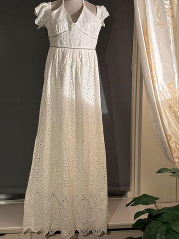 Nieuwe lange jurk May XS met sierlijke mouwtjes! beschikbaar voor biedingen