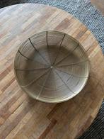 Metalen Schaal - Gouden Decoratie, Ophalen, Overige materialen, Schaal, Rond