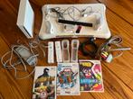 Te Koop: Complete Nintendo Wii set, Ophalen, Zo goed als nieuw, Met 2 controllers, Met games