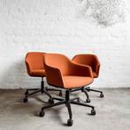 Vitra - Softshell Chair - bureaustoel - stof cognac, Bruin, Verzenden, Zo goed als nieuw, Eén