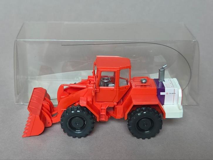 Wiking shovel van Railbouw Strukton. Uniek model!, Hobby en Vrije tijd, Modelauto's | 1:87, Nieuw, Hijskraan, Tractor of Landbouw