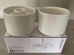 Serax servies melk en suiker nieuw design twv € 23,00 set