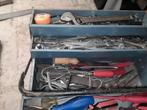 Gereedschapskist met diverse gereedschappen, Doe-het-zelf en Verbouw, Gereedschap | Handgereedschap, Ophalen of Verzenden, Gebruikt