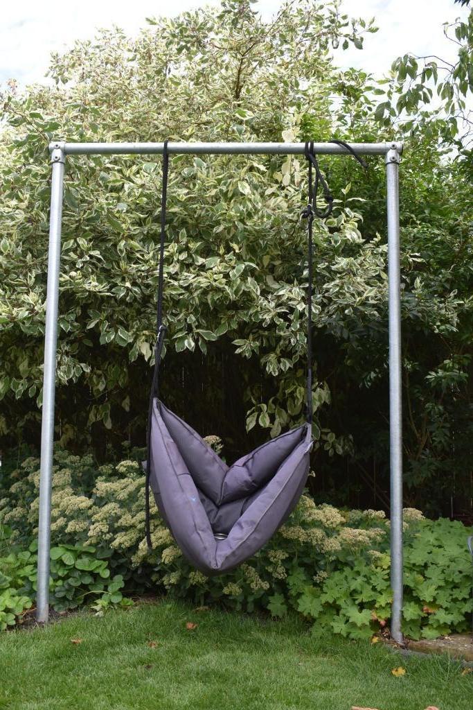 Hangmatschommel Moonboat Purple Frog hangmat schommel, Tuin en Terras, Hangmatten, Gebruikt, Eenpersoons, Buiten, Ophalen of Verzenden