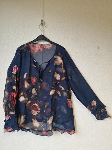 Expresso dames blouse, donkerblauw, mt 42  beschikbaar voor biedingen