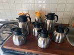 8 thermoskannen koffie en thee, Ophalen of Verzenden, Gebruikt