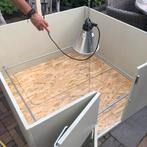 Grote werpkist te koop en geboorte pakket en warmte lamp, Ophalen, Zo goed als nieuw, Terrarium of Paludarium