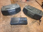 Radio's - Sony & Realistic, Ophalen of Verzenden, Gebruikt, Radio, Met cd-speler