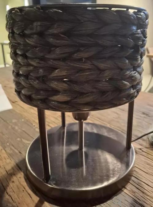 Showroom uitverkoop - AnLi Style Tafellamp  waterhyacint, Huis en Inrichting, Lampen | Tafellampen, Nieuw, Minder dan 50 cm, Metaal