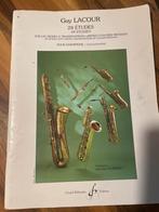 Guy Lacour - 28 Etudes Saxofoon, Klassiek, Saxofoon, Ophalen of Verzenden, Zo goed als nieuw