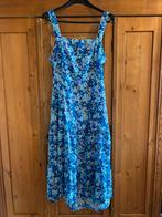 Asos blauwe bloemen jurk open rug maat 42, Kleding | Dames, Jurken, Maat 42/44 (L), Zo goed als nieuw, Asos, Onder de knie