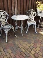 Zwaar gietijzeren Tuinstel, Tuin en Terras, Ophalen, Gebruikt