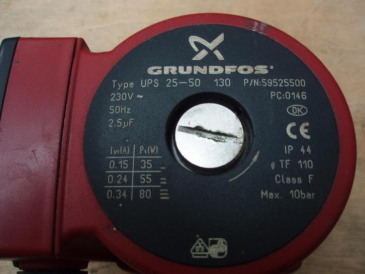 Grundfos cv pompen diverse modellen en types, Doe-het-zelf en Verbouw, Verwarming en Radiatoren, Gebruikt, Overige typen, Minder dan 200 watt