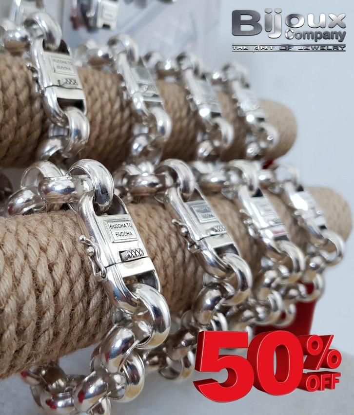 Buddha to Buddha Batul armbanden zilver, tot 50% korting!, Sieraden, Tassen en Uiterlijk, Armbanden, Nieuw, Zilver, Zilver, Ophalen of Verzenden