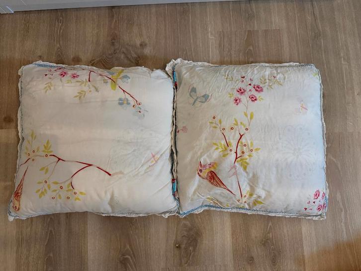Pip Studio sierkussen 'Birds in Paradise' - 2 stuks, Huis en Inrichting, Slaapkamer | Beddengoed, Zo goed als nieuw, Kussen, Eenpersoons