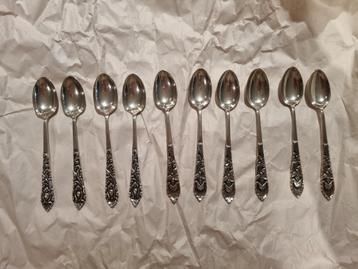 Djokja zilveren (800) lepeltjes 10 stuks (11cm) beschikbaar voor biedingen