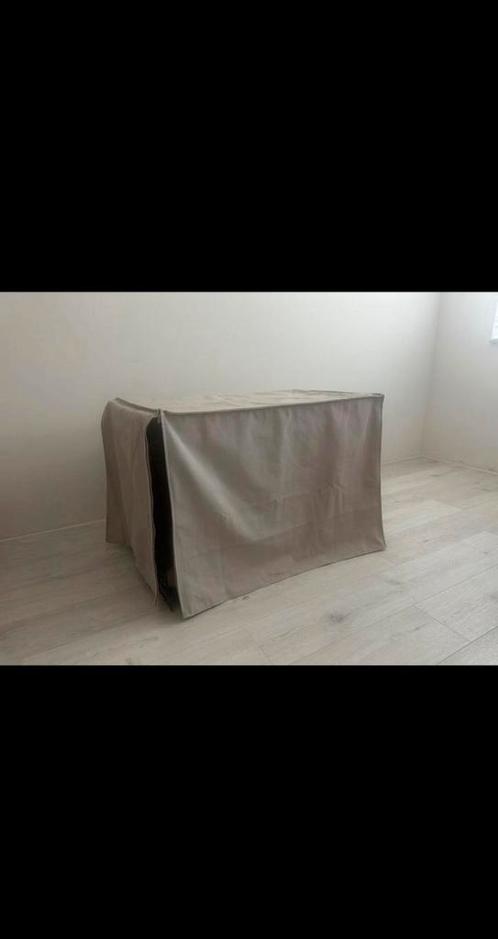 Ador hondenbench: 92x57x64 inclusief zandkleurig bench hoes, Dieren en Toebehoren, Honden-accessoires, Zo goed als nieuw, Ophalen