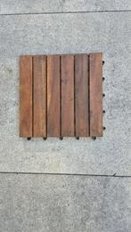 Geoliede vlonders jysk 9m² ca. 100 stuks, Tuin en Terras, Ophalen, Zo goed als nieuw