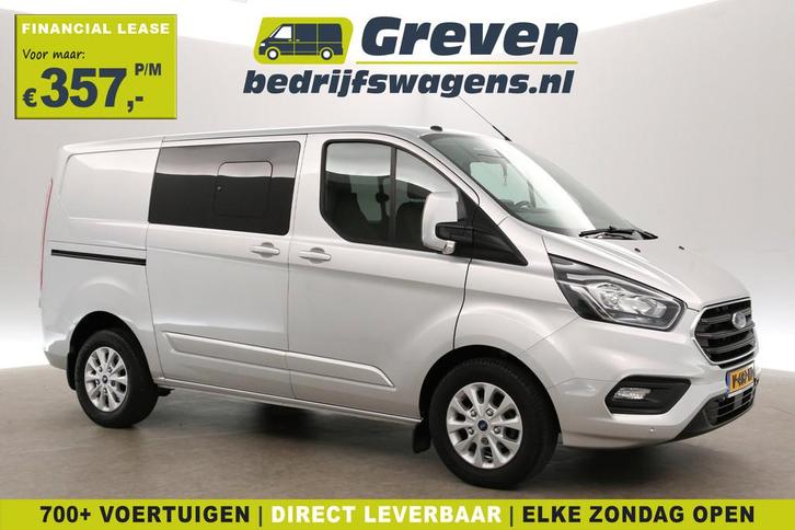 Ford Transit Custom 300 2.0 TDCI L1H1 | MARGE | Dubbele Cabi, Auto's, Bestelauto's, Bedrijf, Te koop, ABS, Achteruitrijcamera