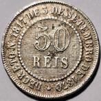 Brazil 50 Reis 1886 - Zeldzame Munt!, Ophalen of Verzenden