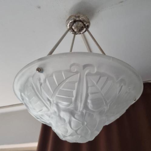 2 Art deco deque lampen. (€125), Antiek en Kunst, Antiek | Lampen, Ophalen of Verzenden