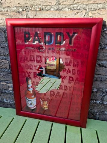 Prachtige reclamespiegel Paddy Irish Whiskey beschikbaar voor biedingen