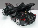 Ferrari LaFerrari Aperta Zwart BBR182232 1:18 BBR Diecast, Hobby en Vrije tijd, Modelauto's | 1:18, Nieuw, Overige merken, Ophalen of Verzenden