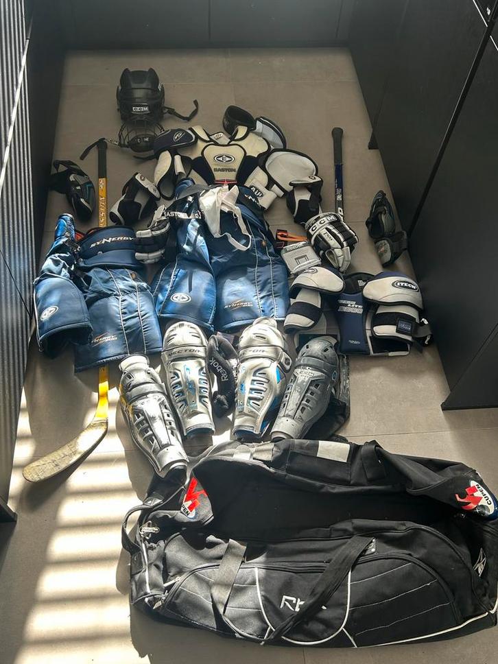IJshockey set 10-15 jaar - Complete uitrusting!, Sport en Fitness, Hockey, Gebruikt, Kleding, Ophalen of Verzenden