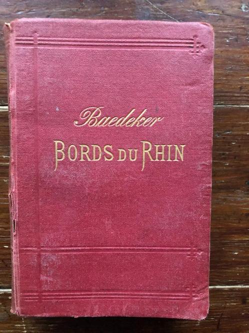 K. Baedeker Manuel du Voyageur Bords du Rhin 1880, Antiek en Kunst, Antiek | Boeken en Bijbels, Ophalen of Verzenden