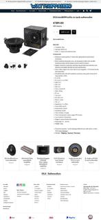 DLS 610RSW10D2 10 inch subwoofer, Info@optimount.nl, Nieuw, Ophalen of Verzenden, Anholtseweg 48A 7091 HB DINXPERLO