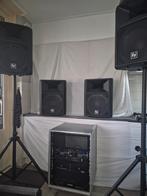 EV speakers 4 stuks  complete PA set, Ophalen of Verzenden, Zo goed als nieuw, Minder dan 500 watt