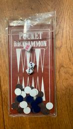 Pocket backgammon, Ophalen of Verzenden, Zo goed als nieuw