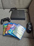 PS4 Slim 500GB + Controller, Games & Oplaadstation, Spelcomputers en Games, Spelcomputers | Sony PlayStation 4, Ophalen, Met 1 controller