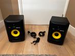 Krk 2x Rokit 6 Gen3, Ophalen of Verzenden, 120 watt of meer, Front, Rear of Stereo speakers, Overige merken