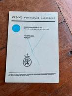 KL Defensie Schiettabel Pistool Hi Power Browning 1979, Ophalen of Verzenden, Nederland, Embleem of Badge, Landmacht