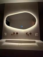 Badkamer spiegel organisch met verwarming en verlichting, Ophalen, Nieuw, 100 tot 125 cm, Minder dan 100 cm