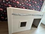 Halfhoogslaper met huisje, Kinderen en Baby's, Kinderkamer | Stapelbedden en Hoogslapers, Ophalen, Zo goed als nieuw, Halfhoogslaper