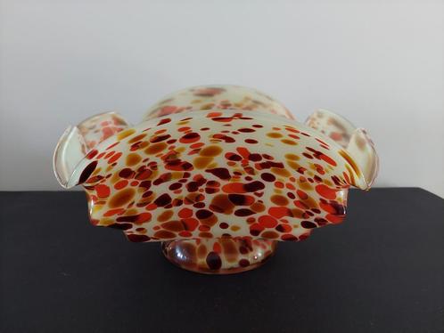 Bohemian glas schaal, Antiek en Kunst, Antiek | Glas en Kristal, Ophalen of Verzenden