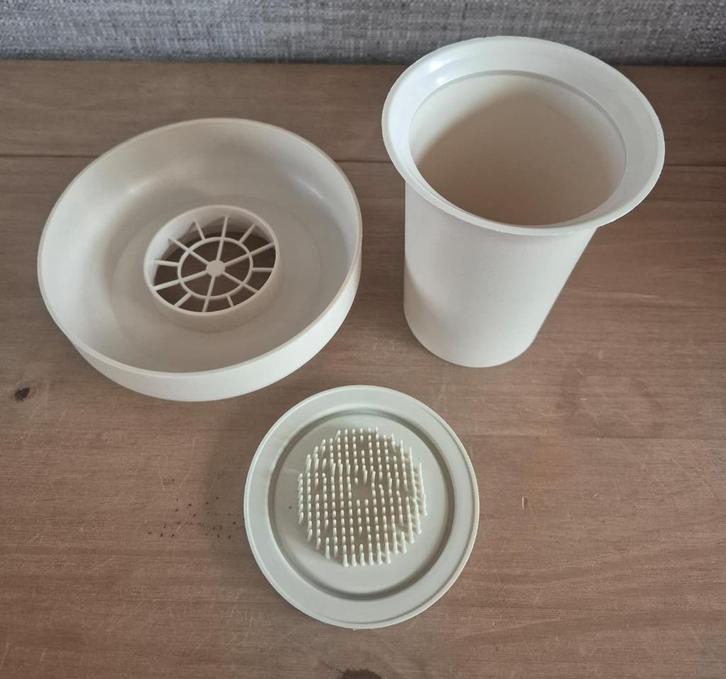 Tupperware Florette bloemstuk vaas Crème, Huis en Inrichting, Keuken | Tupperware, Zo goed als nieuw, Overige typen, Crème, Ophalen of Verzenden