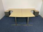 Bureau Ahrend Mehes duo-set (elektrisch), ahorn blad, Ophalen, Elektrisch, Gebruikt, Bureau