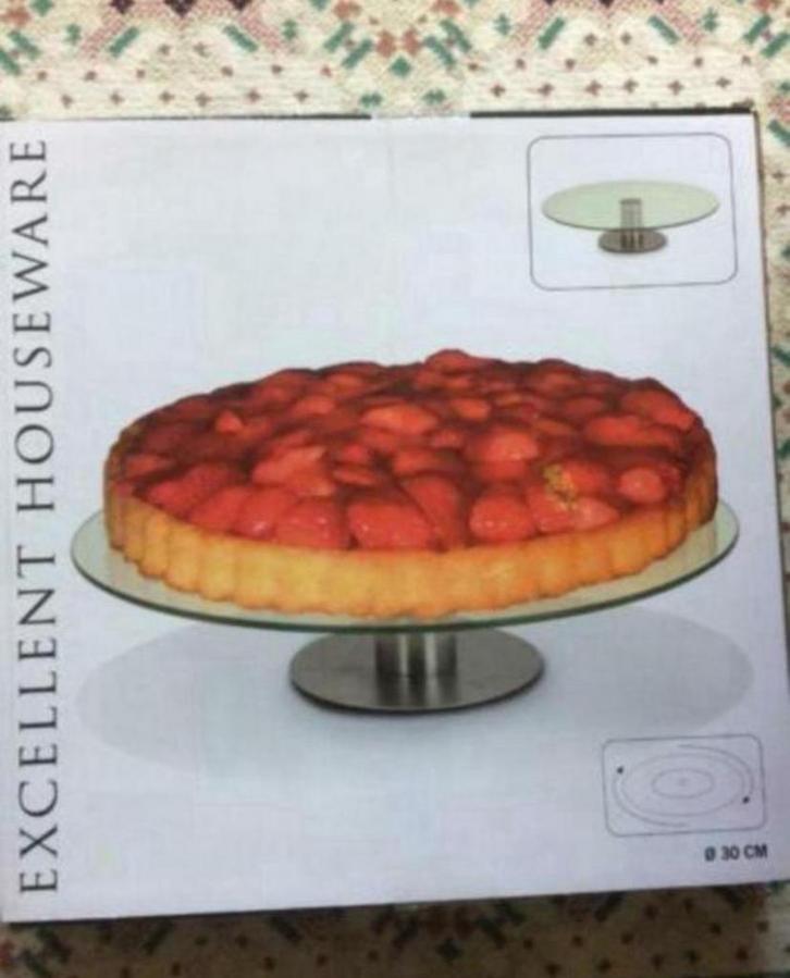 Taartplateau, Huis en Inrichting, Keuken | Servies, Nieuw, Ophalen of Verzenden