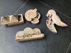 Indiase kruidenbox doos india oud hout spice box bloem, Verburgt Vintage, Nieuw, Ophalen of Verzenden, https://verburgtvintage.nl/#contact