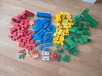 Houten gekleurde bouwstenen verschillende vormen, Ophalen of Verzenden, Zo goed als nieuw, Overige merken