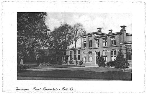 958358	Groningen	Academisch Ziekenhuis Afd O	1940	Gelopen me, Verzamelen, Ansichtkaarten | Nederland, Gelopen, Groningen, 1940 tot 1960
