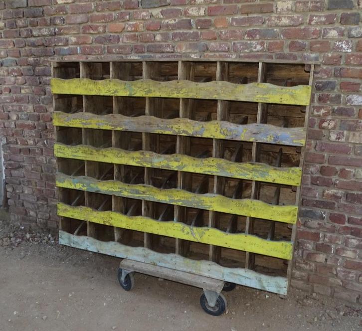 oude houten grutterskast vakkenkast kast, Antiek en Kunst, Curiosa en Brocante, Ophalen