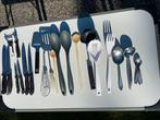 Keuken/Camping bestek set compleet, Huis en Inrichting, Keuken | Bestek, Verzenden, Zo goed als nieuw, Kunststof, Bestekset