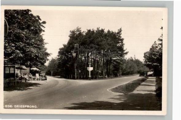 Ede Driesprong  terras links, Verzamelen, Ansichtkaarten | Nederland, Ongelopen, Gelderland, 1940 tot 1960, Ophalen of Verzenden